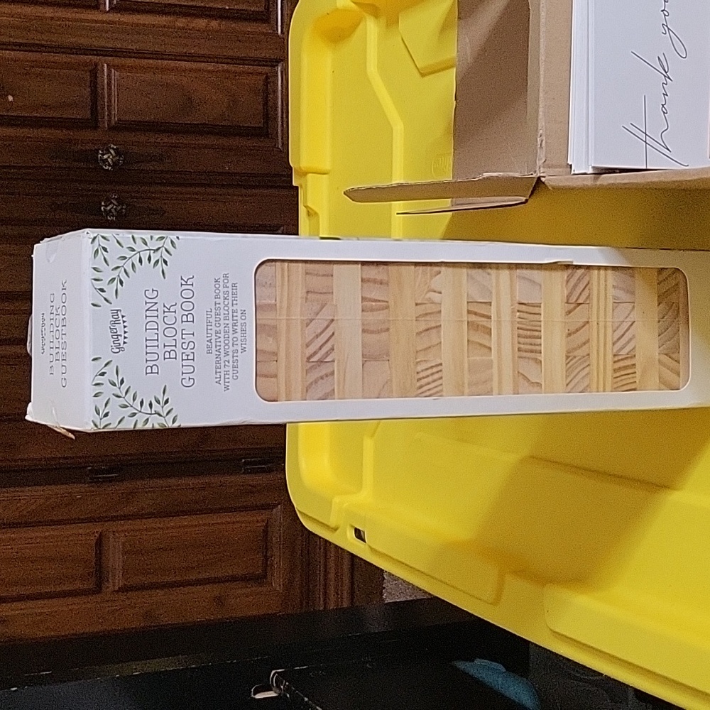 Building Block Guest Book /Thank U Cards